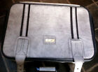 GREY FAUX LEATHER SUITCASE BY MARCO POLO
