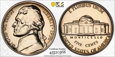1956 5c Proof Jefferson Nickel PCGS PR 67 DDO FS-102 - Image 1 of 3
