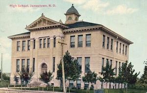 High School in Jamestown ND North Dakota Postkarte - Bild 1 von 2