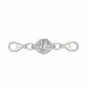 5pcs Rhinestone Magnetic Clasp Hook for DIY Bracelet Necklace Jewelry Making