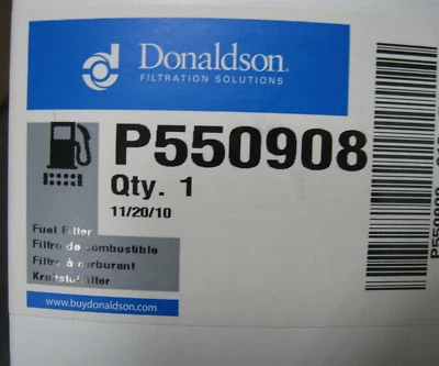 Fuel Filter - Water separator - Donaldson P550908 MOPAR 68061634AA - Image 1 of 2