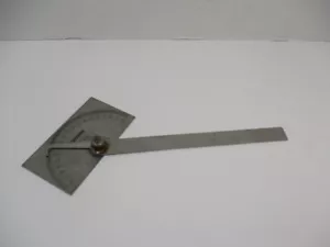 CRAFTSMAN # 4029 Protractor Drill Point Angle Gage Stainless Steel USA 9-4029 VG - Picture 1 of 16