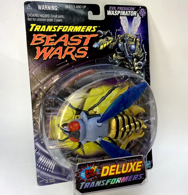 Transformers Beast Wars Fox Kids Deluxe Class Waspinator Mint on Card - Image 1 of 4