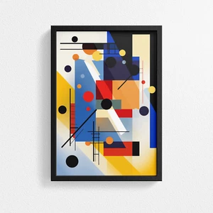 Abstract Art Poster Print, Retro Art, Geometric Art, Gallery Poster, Wall Decor - Picture 1 of 13