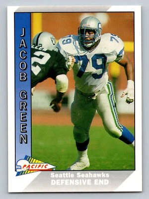 Jacob Green 1991 Pacific #478 Seattle Seahawks - Image 1 of 2