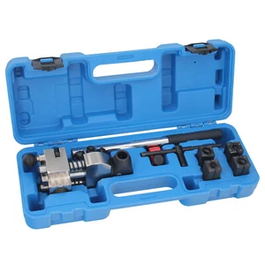 Flangiatrice professionale per tubi freno strumento flangiatura flangiatura set 8 pezzi - Foto 1 di 6