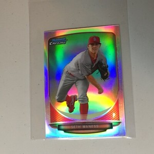 F53608  2013 Bowman Chrome Mini Refractors #243 Seth Maness /125 Cardinals
