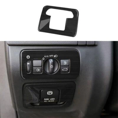 Ajuste para Volvo V60 2015-2018 preto titânio eletrônico tampa de freio de mão acabamento 1 peça - Imagem 1 de 4