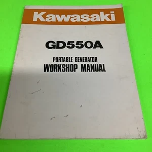 Kawasaki Gd550a Portable Generator Manual - Picture 1 of 3