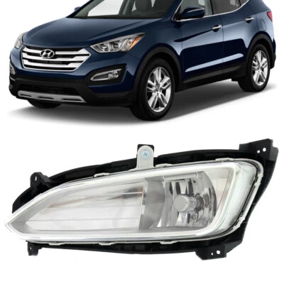 For 2013-16 Hyundai Santa Fe Sport Fog Light Lamp Assembly With New Bulb Driver - Image 1 of 4