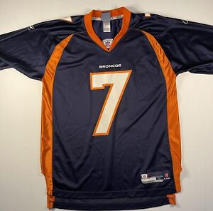 Denver Broncos NFL Equipment #7 John Elway Authentic Reebok RBK Jersey 