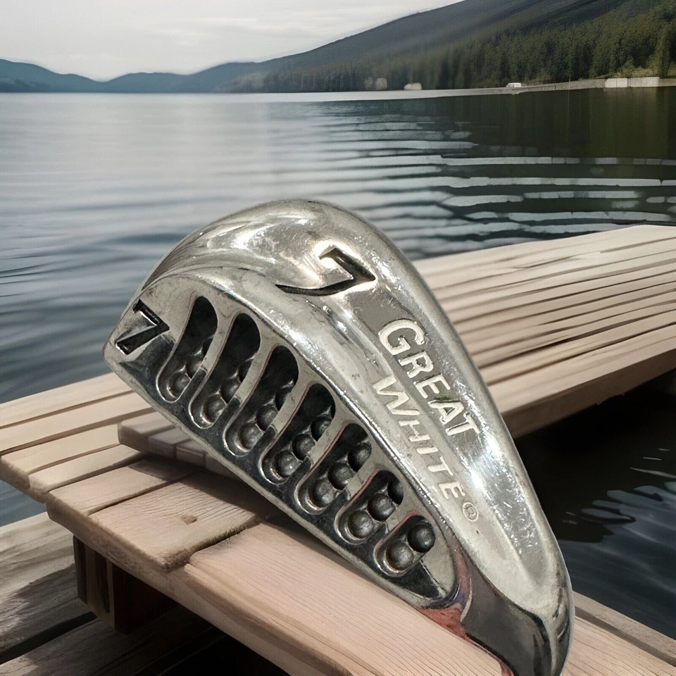 Tiger Shark Great White 7 Iron By Pat Simmons Regular Flex Steel Shaft 35.5” RH - Image 1 of 4