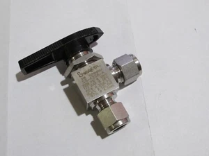 SWAGELOK 316 SS SS-43S6-A Ball Valve 2W NEW - Picture 1 of 8