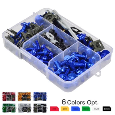 150pcs Fit For Yamaha Motorcycle M6 M5 Complete Fairing Bolts Kit Screws Nut Set - Image 1 of 4