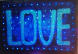 AYRILBILD mit  LED - LICHTER - Bild 1 von 1