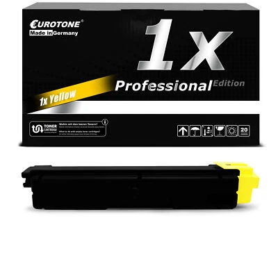 Eurotone Pro Toner Yellow Replaces Kyocera TK590 TK-590 TK-590Y TK590Y TK 590 - Image 1 of 4