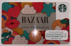 Starbucks 2018 Harpers Bazaar Anya Hindmarch Japan Card 6161 Series - Picture 1 of 2