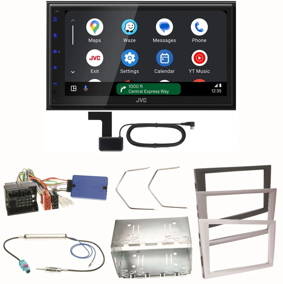 JVC KW-M695DBW Android Auto Einbauset für Opel Signum Corsa C Tigra Twintop - Bild 1 von 1