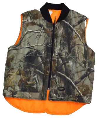 Walls Hunting Puffer Vest Reversible Realtree Camouflage Orange Medium Regular - Image 1 of 4
