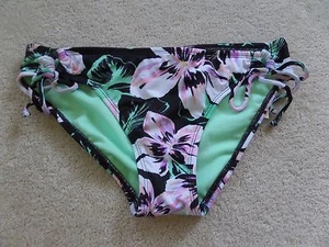 Nuevo con etiquetas Bikini Laboratorio Tropical Lleno de Sol Ajustable HIpster Talla L Floral Sexy CALIENTE - Imagen 1 de 4