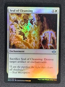 Seal of Cleansing 264/303 Uncommon Modern Horizons Magic MTG 2021 Foil - Picture 1 of 3