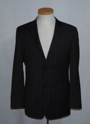 Ben Sherman Chaqueta Hombre Negro a Rayas Talla M - Imagen 1 de 4