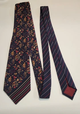 Gianni Poletti - Corbata de seda - Azul Floral - De colección - Hecha en Italia - Clásica Foto 1 de 3