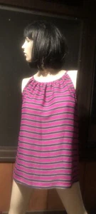 Ann Taylor Loft Shirt Gr. S gestreiftes Shirt TOP Pre-loved Spaghettiträger - Bild 1 von 6