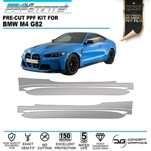 Lámina protectora contra arañazos con chip de piedra Side Sills para BMW M4 G82 - Imagen 1 de 4