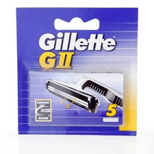 Gillette GII - G2 Klingen - Rasierklingen 5 Stück
