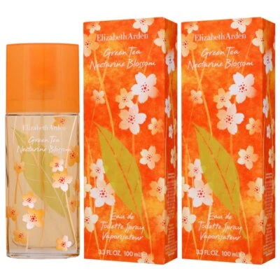 Elizabeth Arden Green Tea Nectarine Blossom 2 x 100 ml Eau de Toilette EDT Set