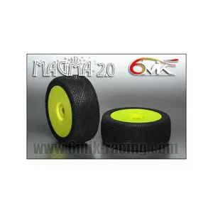 TKUY16I 6Mik Magma 2.0 Blue-Green Gomme Complete 1:8 Buggy Giallo - Imagen 1 de 1