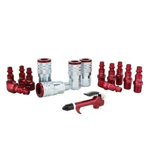 Milton® 314M-Kit de herramientas de soplado -COLORFIT® Starter Kit - (M-STYLE®, rojo) - 1/4" NPT - Imagen 1 de 3