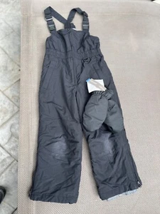 LOT OF 2 LANDS END WINTER OVERALLS BIBS SNOWSUIT and new IGLOOS gloves mittens - Picture 1 of 7