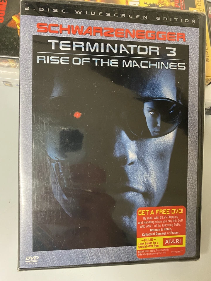Terminator 3: Rise of the Machines (DVD, 2003, 2-Disc Set, Widescreen) Free Ship - Image 1 of 1