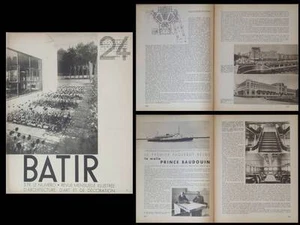 BATIR N°24 1934 PAQUEBOT PRINCE BEAUDOUIN, MICHEL POLAK, BERLAGE, CANNEEL-CLAES - Bild 1 von 1