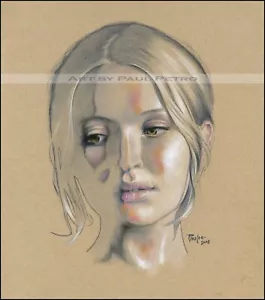Emily Browning original colored pencil portrait - Picture 1 of 1