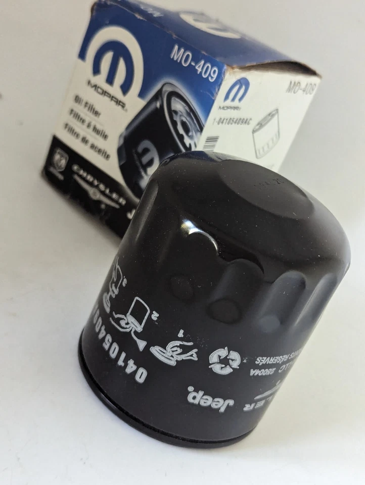 Подлинный масляный фильтр Chrysler PT Cruiser Dodge Neon 2.4 Mopar M0-409 04105409AC - Изображение 1 из 1