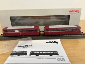 Märklin HO 39987 Schienenbus mit Steuerwagen BR 798+BR 998 der DB, Digital Sound - Bild 1 von 1