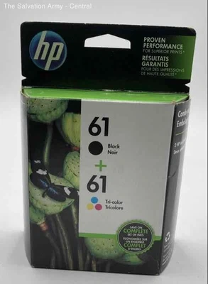 Paquete combinado de 61 cartuchos de tinta HP negro y tecnología de impresión por inyección de tinta tricolor Foto 1 de 4