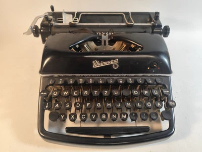 alt Schreibmaschine Rheinmetall Reiseschreibmaschine Büro Empfang Sömmerda GGA11 - Bild 1 von 4