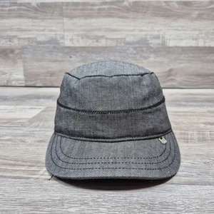 Mütze Kappe Pistil Fischgrätmuster Erwachsene Damen verstellbare Knöpfe  - Bild 1 von 6