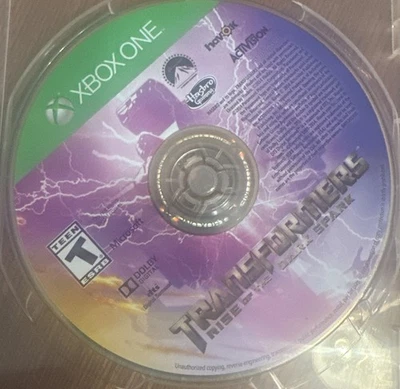 TRANSFORMERS RISE OF THE DARK SPARK XBOX ONE solo disco, PROBADO Y FUNCIONA Foto 1 de 2