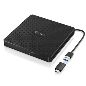 Lecteur Graveur CD/DVD R / Rw Extérieur USB 3.0 Type-C Portable Slim Portable _ - Afbeelding 1 van 1