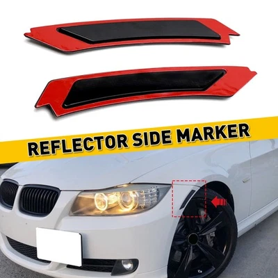 Reflectores de parachoques conductor y pasajero para BMW E90 E91 LCI 2009-2011 serie 3 4 puertas Foto 1 de 4