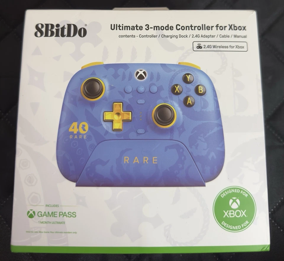 8BitDo Ultimate 3 Mode Wireless Controller for Xbox Officially Licensed by Rare - Image 1 of 1
