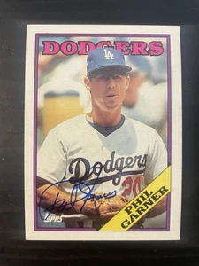 1988 Topps #174 Phil Garner Los Angeles Dodgers Signed Card Autographed - Picture 1 of 1