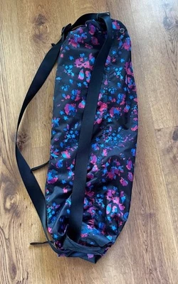 Lululemon Yoga Mat Carry Bag Class Travel Instructor Pocket Splatter Purple Blue - Image 1 of 4