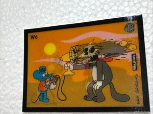 THE SIMPSONS Series 2 - Wiggle Chase Card #W6 - ITCHY SCRATCHY - Skybox '94 Lent - Picture 1 of 4