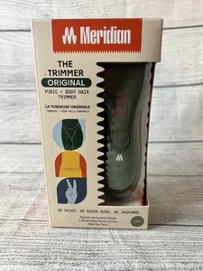 MERIDIAN Trimmer Original, Pubic & Body Hair Trimmer for Men & Women Sage - Picture 1 of 3
